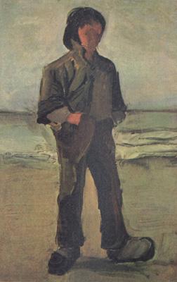Vincent Van Gogh Fisherman on the Beach (nn04) oil painting picture